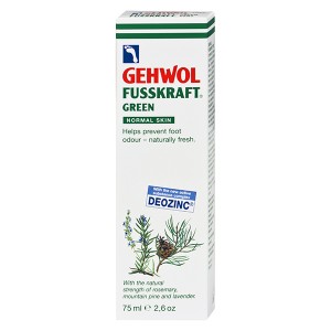 GEHWOL FUSSKRAFT Green normalios odos dezodoruojamasis kremas, 125 ml
